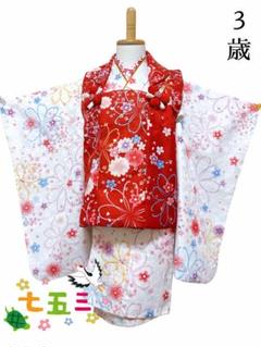 ⭐︎大幅お値下げ⭐︎七五三　フルセット！正絹着物、長襦袢、帯、小物フルセット 2025年最新】七五三 フルセットの人気アイテム - メルカリ