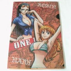 未開封 ONE PIECE ナミ ゾロ サンジ　一番くじ　ロマンスドーン クリアファイル サンジ＆ゾロ/ロビン＆ナミ クリアファイル