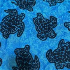 海亀　更紗　大判　マルチカバー　マット