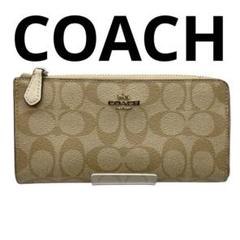 COACH コーチ 23554 ラウンドファスナー シャンパンゴールド