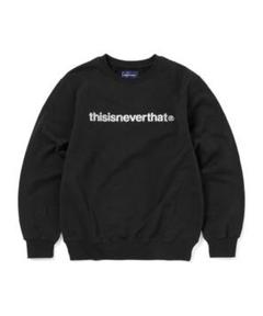 thisisneverthat 黒 クルーネックスウェット thisisneverthat ブラック クルーネックスウェット - メルカリ