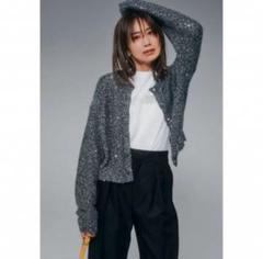 カレンソロジー　23AW スパングルショートカーディガン　VERY掲載 2025年最新】Curensology レディース カーディガン・ボレロ