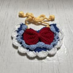ペット用リボン付きフリルアクセサリー