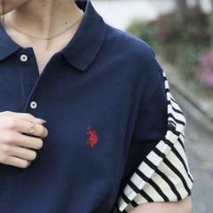 U.S. POLO ASSN. ポロシャツ ネイビー Mサイズ