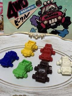 昭和レトロ 4WDビークル おもちゃ消しゴム - メルカリ