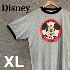 【入手困難】Disney ミッキー　リンガー　Tシャツ　ゆったり　海外輸入　レア
