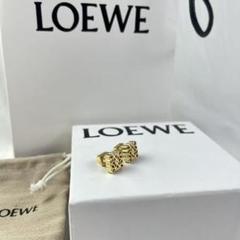 正規品　LOEWE 幾何学模様 ピアス アナグラム スタッズ ピアス (スターリングシルバー) シルバー