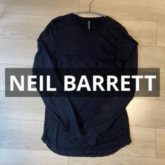 NEIL BARRETT ブラック長袖カットソー ポケット付きのサムネイル