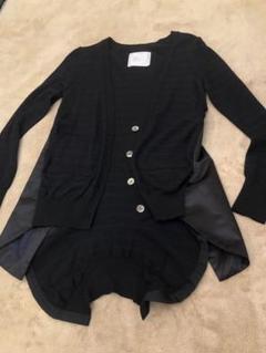 sacai luck - sacai luck フレアデザインカーディガン サカイラック シースルー フリルデザイン カーディガン 1