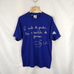 adidas　KIRIN　ZICO　ジーコ　メッセージ　Tシャツ　L　B3446