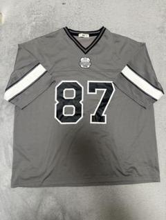 WEGO グレー Tシャツ M 番号87 JOHNSON