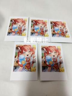 セルフィーカード CrazyRaccoon CRストア　5枚セット かるび