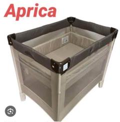 Aprica ココネルエアーベビーベッド 折りたたみ式 ベージュ