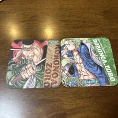 【ONE PIECE】【ゾロ】ロロノア・ゾロ/アートコースター2点セット