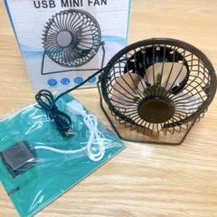 ♡ USBファン 卓上 ミニファン 黒 ♡