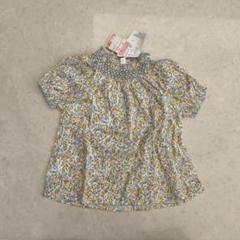 juo 花柄 ギャザー入り トップス
