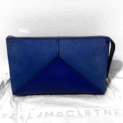 ステラマッカートニー　ブルークラッチ Stella McCartney（クラッチバッグ ・ ブルー・ネイビー/青色系