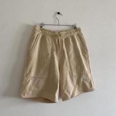 PUMA ハーフパンツ 古着 グッドフェード 00s ベージュ イエロー