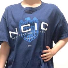 ジャージーズ Tシャツ NCIC ネイビー 紺色 L 古着