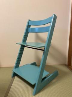 ストッケ　トリップトラップ　ターコイズ　ブルー　シリアルナンバー4 取扱説明書付 大人気商品！】STOKKE ストッケ トリップトラップ シリアル