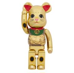 BE@RBRICK 招き猫 小判 開運 弍 金メッキ 1000％のサムネイル