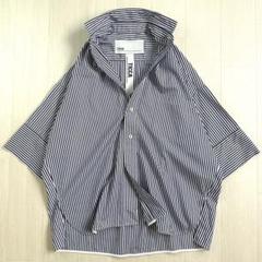 極美品 24SS ティッカ TICCA スクエアビックストライプシャツ 極美品 24SS ティッカ TICCA スクエアビックストライプシャツ
