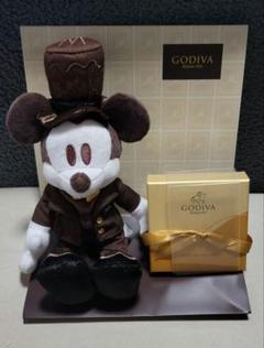 GODIVA 　ミッキーぬいぐるみ&ブラッシュキーチェーン GODIVA ミッキーぬいぐるみ&ブラッシュキーチェーン Japan