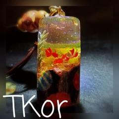 【ハンドメイド】コルクレジン 金魚の世界 戯れチビ金魚