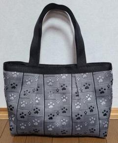 畳へり　トートバッグ　シルバー×ブラック　横長サイズ　ヘリバッグ　ほか 楽天市場】畳 へり（レディースバッグ｜バッグ）：バッグ・小物