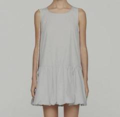 AMOMENTOアモーメント ボリュームミニドレス NYLON VOLUME MINI DRESS -ナイロンボリュームミニドレス