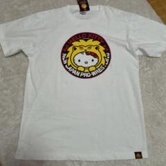 未使用】公式 新日本プロレス ハローキティTシャツ Lサイズ 闘魂 NWJP