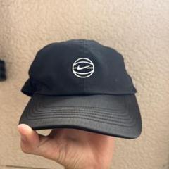 00s NIKE キャップ 黒 つばウラグリーン フェード