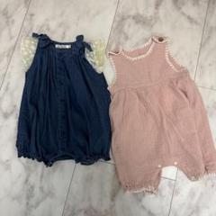 ラステラ　デニムロンパース 、TAKARAYA ピンク ロンパース セット売り