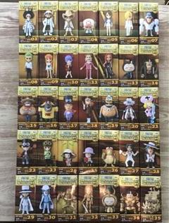 ワンピース ワールドコレクタブルフィギュア FILMGOLD フルコンプ 35点 ワンピース ワールドコレクタブルフィギュア FILMGOLD
