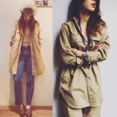 nowos 18AWウールサテンシャツジャケット