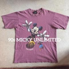 90s ホラーミッキー MICKY UNLIMITED Lサイズ相当 パープル