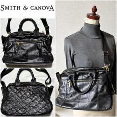未使用 SMITH&CANOVA 新品 保管 3万円程 レザー 革 ハンドバッグのサムネイル