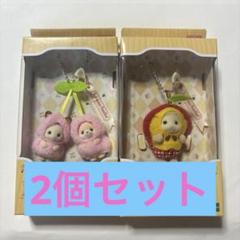 シルバニアファミリー　キーチェーン　さくらんぼ　りんご　2点セット シルバニアファミリー 赤ちゃん キーチェーン さくらんぼ リンゴ