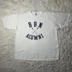 90s USA RUSSELL Tシャツ カレッジ ボート ３段 VINTAGE