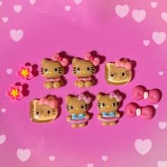 ♡激レア♡ガングロキティぬいぐるみ　ハイビスカス　ギャル　サンオイル　2002年 ♡激レア♡ガングロキティぬいぐるみ ハイビスカス ギャル サン