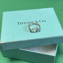 Tiffany & Co. 925シルバー ハート型オープンリング　10号 TIFFANY＆CO ティファニー オープンハート リング 指輪 シルバー