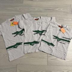 ワニプリント コットンTシャツ 90、100、110cm