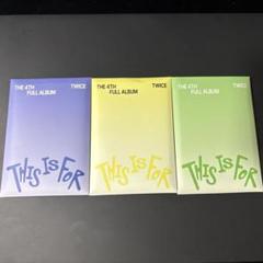 TWICE THIS IS FOR 初回予約特典 トレカ 3点セット フルコンプ