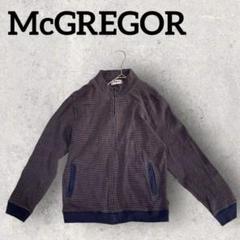 McGREGOR ボーダー柄 ジップアップ ジャケット(M)ネイビー オレンジ