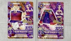 アイカツカード　LOVE MOONRISE　セレブリージェムトップス・スカート