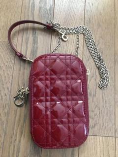 DIOR ディオール LADY DIOR フォンホルダー レッド レッド（赤）系 Dior LADY DIOR(ディオール レディ ディオール