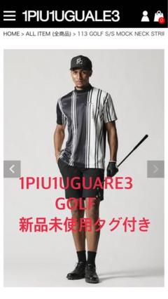ウノピゥ 1PIU1UGUALE3 ゴルフ モックネック GRT251 黒 4 - メルカリ
