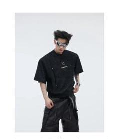 ArguE CulturE 半袖 シャツ 絞り染め Tシャツ レトロ 男女兼用 Argue Culture半袖 シャツ 絞り染め Tシャツ レトロ 男女兼用