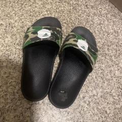 BATHING APE カモフラージュ サンダル　迷彩柄のサムネイル