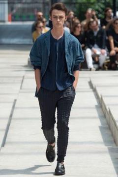 ISSEY MIYAKE MEN 17ssブラック ジョガーパンツ スウェット